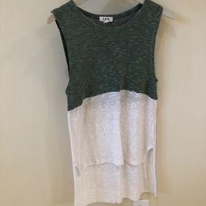 LNA High Low Knit Tank Top Size XS